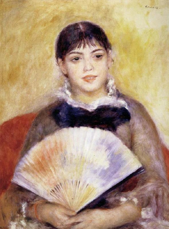 Pierre Renoir Girl with a Fan China oil painting art